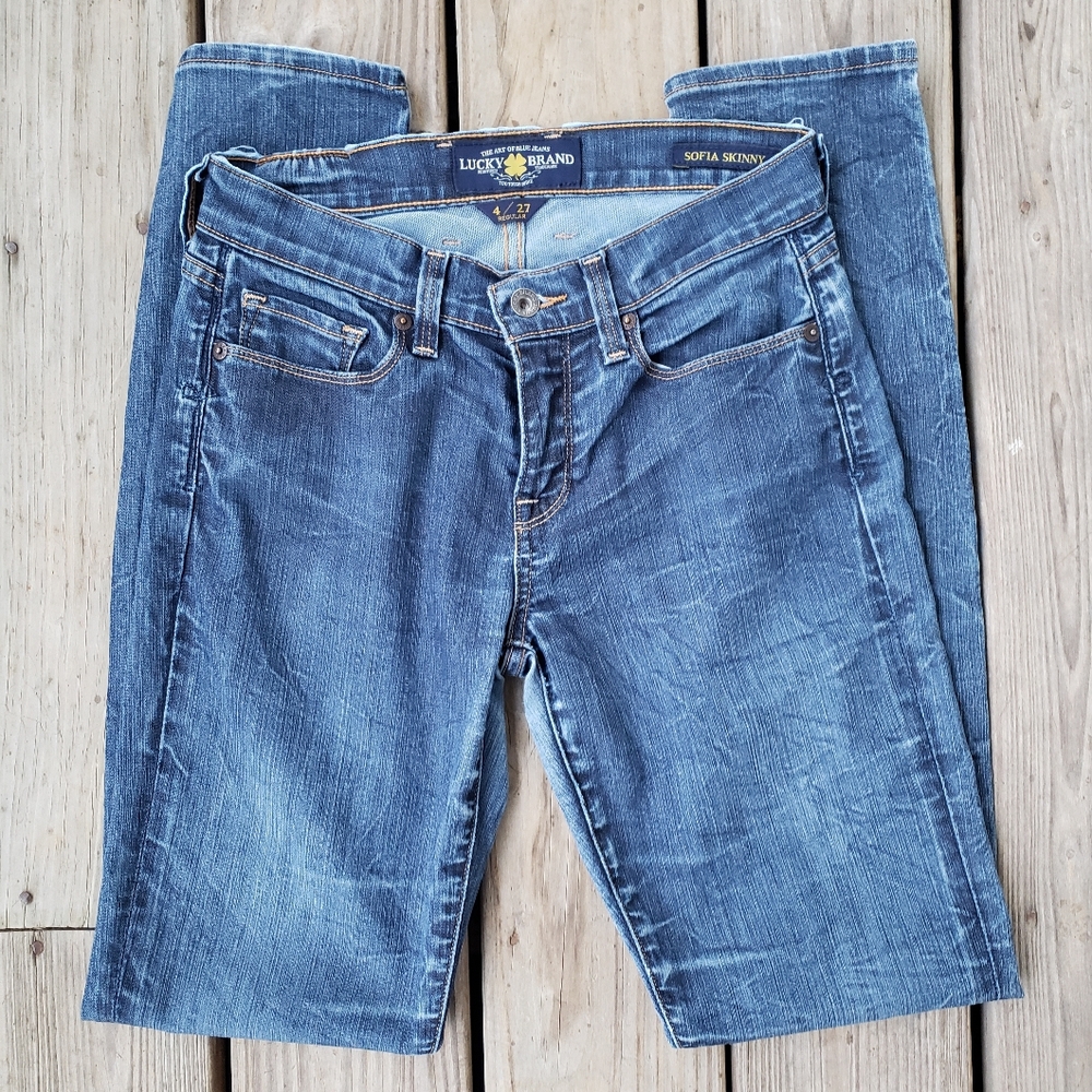 2013 Lucky Brand Sofia Skinny Jeans! - Picture 4 of 13